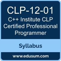 CLP Certified Professional Programmer PDF, CLP-12-01 Dumps, CLP-12-01 PDF, CLP Certified Professional Programmer VCE, CLP-12-01 Questions PDF, C++ Institute CLP-12-01 VCE, C++ Institute CLP - C Dumps, C++ Institute CLP - C PDF