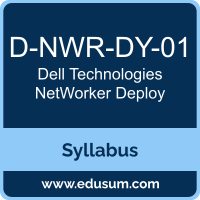 NetWorker Deploy PDF, D-NWR-DY-01 Dumps, D-NWR-DY-01 PDF, NetWorker Deploy VCE, D-NWR-DY-01 Questions PDF, Dell Technologies D-NWR-DY-01 VCE, Dell Technologies NetWorker Deploy V2 Dumps, Dell Technologies NetWorker Deploy V2 PDF