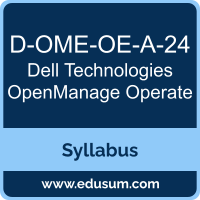 OpenManage Operate PDF, D-OME-OE-A-24 Dumps, D-OME-OE-A-24 PDF, OpenManage Operate VCE, D-OME-OE-A-24 Questions PDF, Dell Technologies D-OME-OE-A-24 VCE, Dell Technologies OpenManage Operate Dumps, Dell Technologies OpenManage Operate PDF