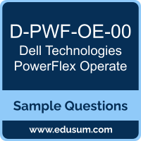 PowerFlex Operate Dumps, D-PWF-OE-00 Dumps, D-PWF-OE-00 PDF, PowerFlex Operate VCE, Dell Technologies D-PWF-OE-00 VCE, Dell Technologies PowerFlex Operate PDF