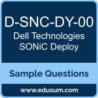 SONiC Deploy Dumps, D-SNC-DY-00 Dumps, D-SNC-DY-00 PDF, SONiC Deploy VCE, Dell Technologies D-SNC-DY-00 VCE, Dell Technologies SONiC Deploy PDF