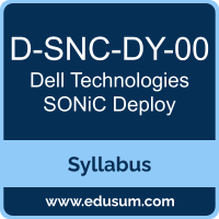 SONiC Deploy PDF, D-SNC-DY-00 Dumps, D-SNC-DY-00 PDF, SONiC Deploy VCE, D-SNC-DY-00 Questions PDF, Dell Technologies D-SNC-DY-00 VCE, Dell Technologies SONiC Deploy Dumps, Dell Technologies SONiC Deploy PDF