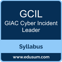 GCIL PDF, GCIL Dumps, GCIL VCE, GIAC Cyber Incident Leader Questions PDF, GIAC Cyber Incident Leader VCE, GIAC GCIL Dumps, GIAC GCIL PDF