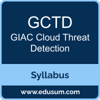 GCTD PDF, GCTD Dumps, GCTD VCE, GIAC Cloud Threat Detection Questions PDF, GIAC Cloud Threat Detection VCE, GIAC GCTD Dumps, GIAC GCTD PDF