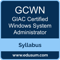 GCWN PDF, GCWN Dumps, GCWN VCE, GIAC Certified Windows System Administrator Questions PDF, GIAC Certified Windows System Administrator VCE, GIAC GCWN Dumps, GIAC GCWN PDF