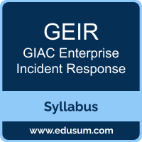 GEIR PDF, GEIR Dumps, GEIR VCE, GIAC Enterprise Incident Response Questions PDF, GIAC Enterprise Incident Response VCE, GIAC GEIR Dumps, GIAC GEIR PDF