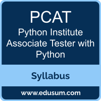 Associate Tester with Python PDF, PCAT Dumps, PCAT PDF, Associate Tester with Python VCE, PCAT Questions PDF, Python Institute PCAT VCE, Python Institute PCAT-31-0x Dumps, Python Institute PCAT-31-0x PDF