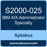 AIX Administrator Specialty PDF, S2000-025 Dumps, S2000-025 PDF, AIX Administrator Specialty VCE, S2000-025 Questions PDF, IBM S2000-025 VCE, IBM AIX Administrator Specialty Dumps, IBM AIX Administrator Specialty PDF